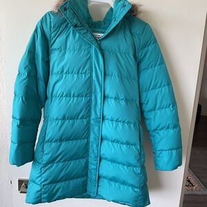 NEW never worn Womens Teal Puffer Jacket
